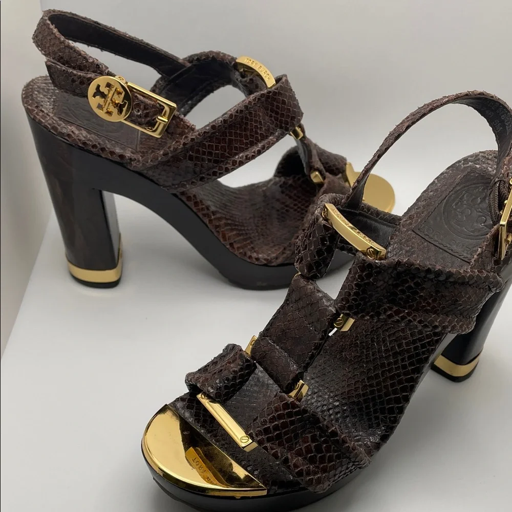 Tory Burch elegant snakeskin